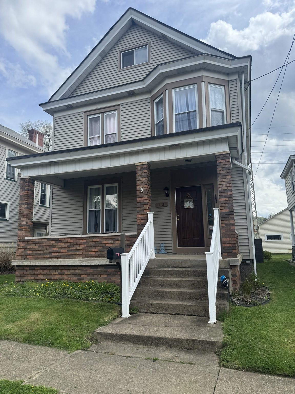 Two-story home exterior